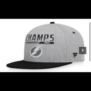 Tamp Bay Lightning 2021 Stanley Cup Champions Snapback Adjustable Hat brand new